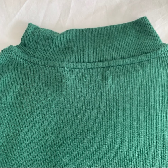 Babaton Mockneck Emerald Green Shirt - Picture 6 of 7